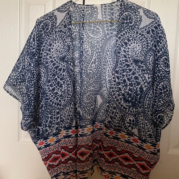 Boho Tank Top and Cover Up Set - Picture 3 of 6